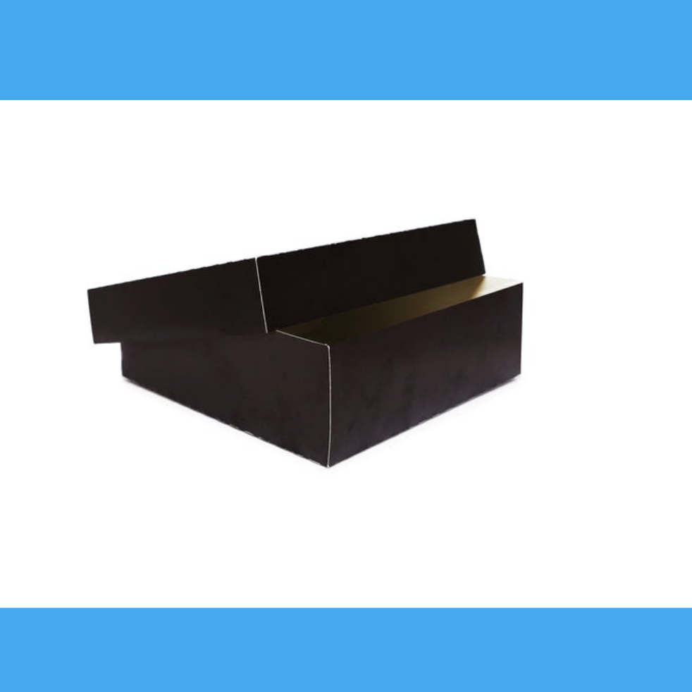 Two Pieces Box made with Material Reciclado - Color Negro Liso o PolkaDot
